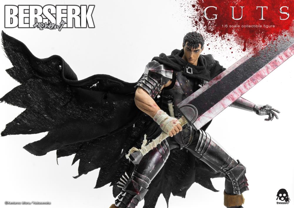 Pré-venda Threezero Berserk SiXTH Guts (Black Swordsman Ver.) 1/6 Scale  Figure – GsToyzzz