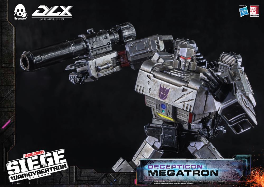 PREORDER Transformers: War for Cybertron Trilogy DLX Scale Collectible Series Decepticon Megatron Action Figure
