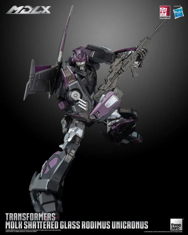 PREORDER Transformers MDLX Articulated Figure Series Shattered Glass Rodimus Unicronus