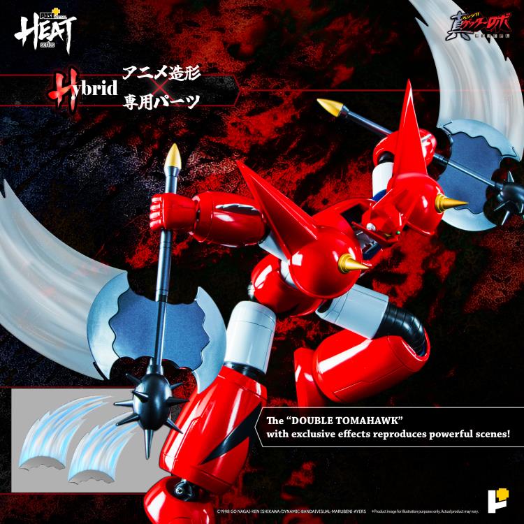 PREORDER Getter Robo Armageddon Pose+ Metal Heat Series Getter Dragon Action Figure