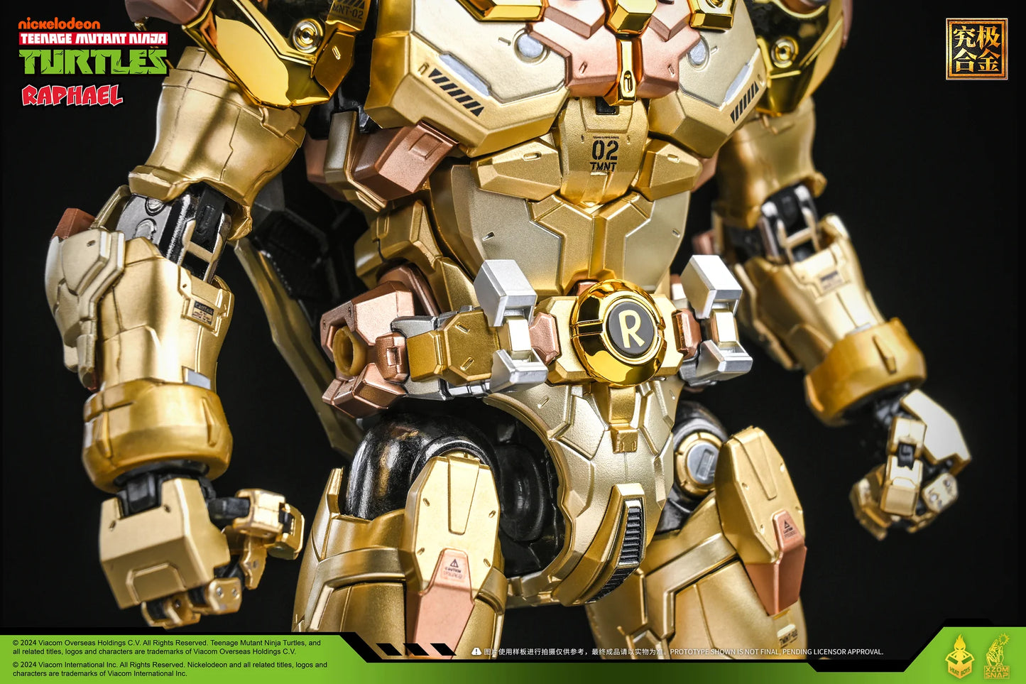 PREORDER Heatboys CJ X WonFes 2024 Exclusive Golden Raphael Teenage Mutant Ninja Turtles TMNT