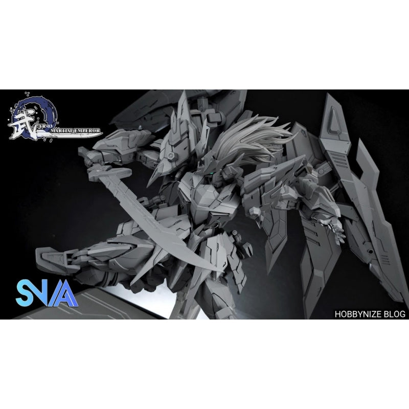 PREORDER SNAA SUPER NOVA 1/100 EMPEROR SERIES - YR-03 MARTIAL EMPEROR PLASTIC MODEL KIT