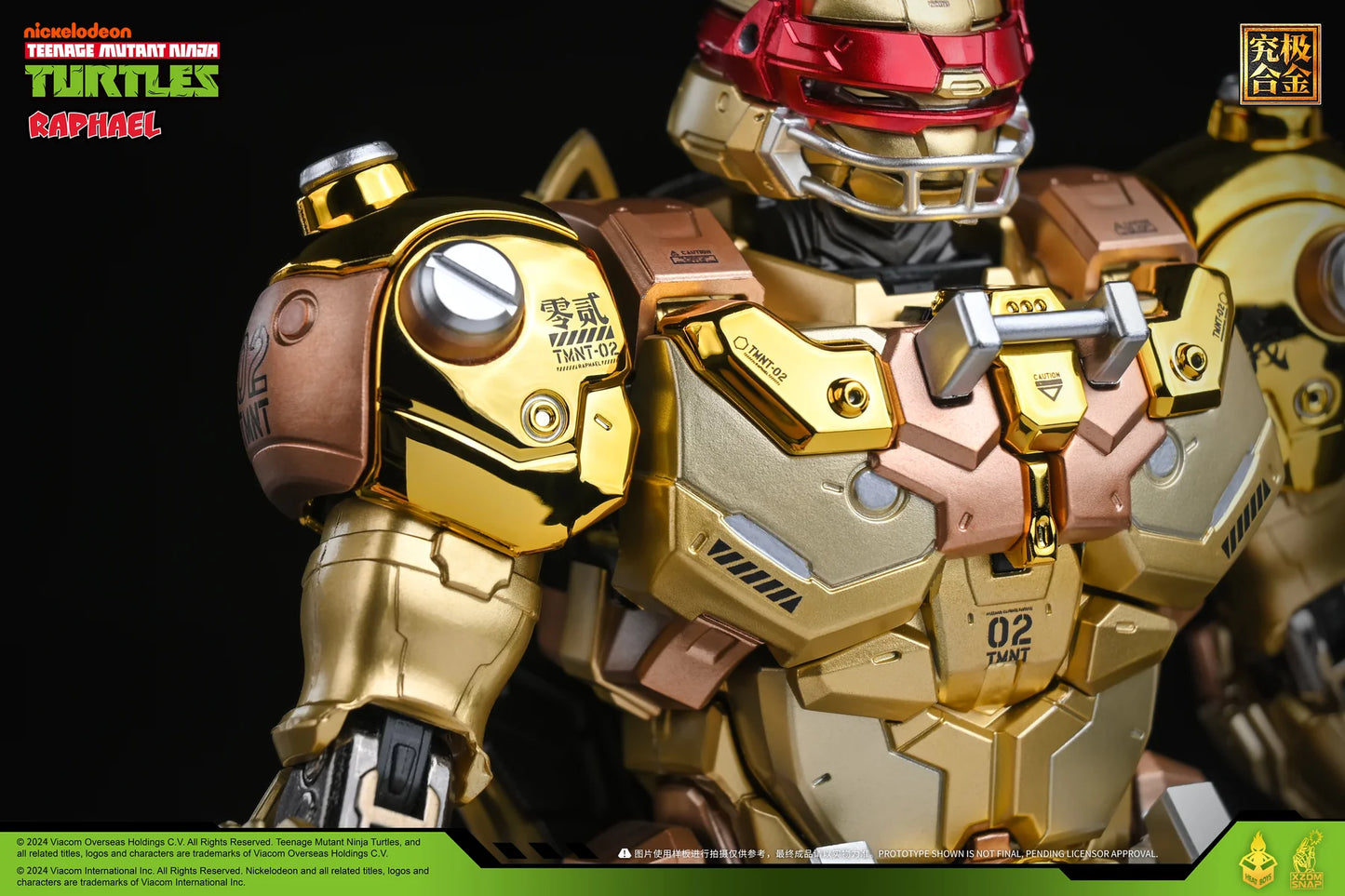 PREORDER Heatboys CJ X WonFes 2024 Exclusive Golden Raphael Teenage Mutant Ninja Turtles TMNT