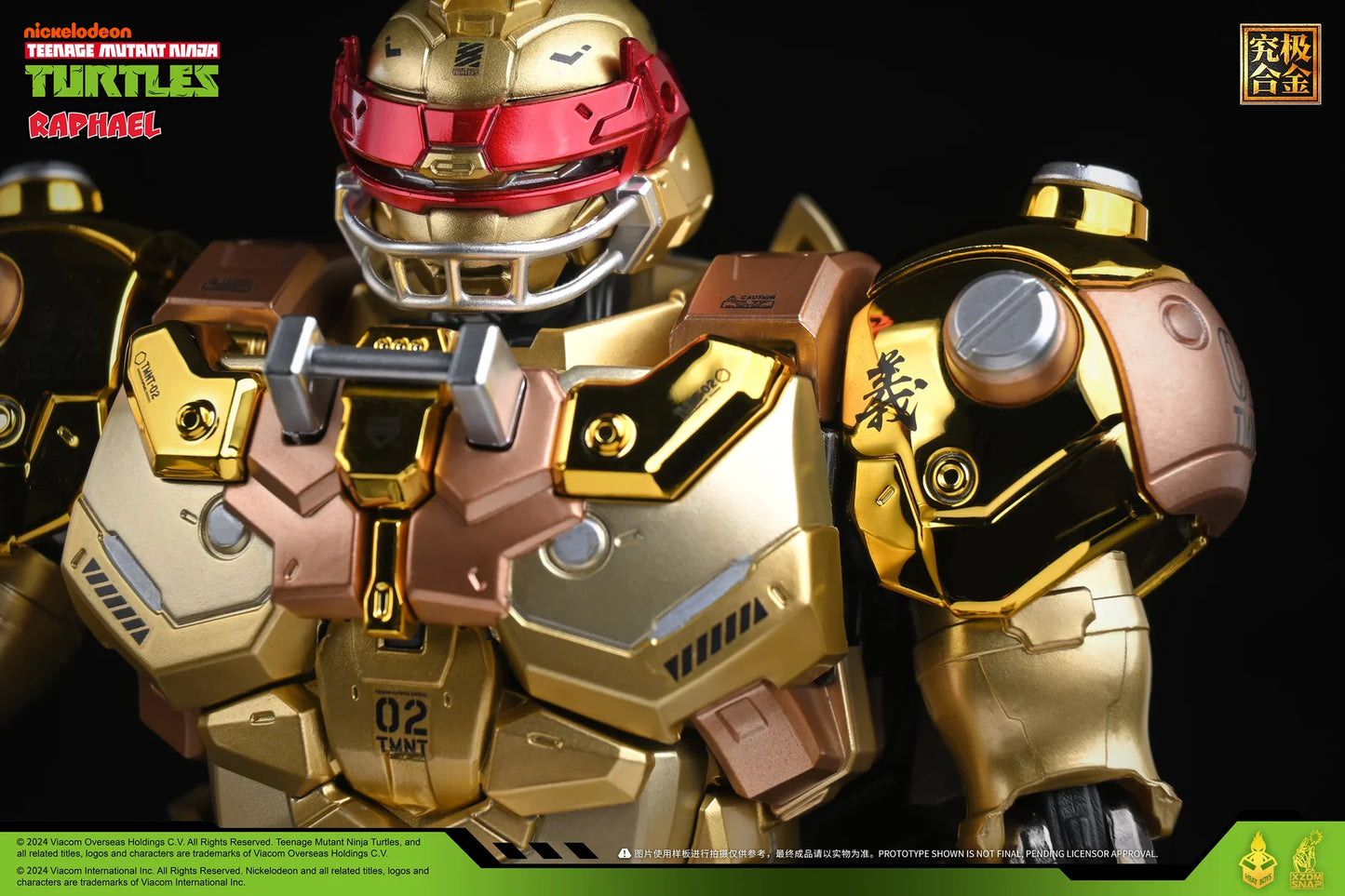 PREORDER Heatboys CJ X WonFes 2024 Exclusive Golden Raphael Teenage Mutant Ninja Turtles TMNT