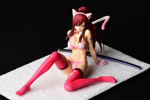 PREORDER Erza Scarlet Cherry Blossom Cat Gravure_Style