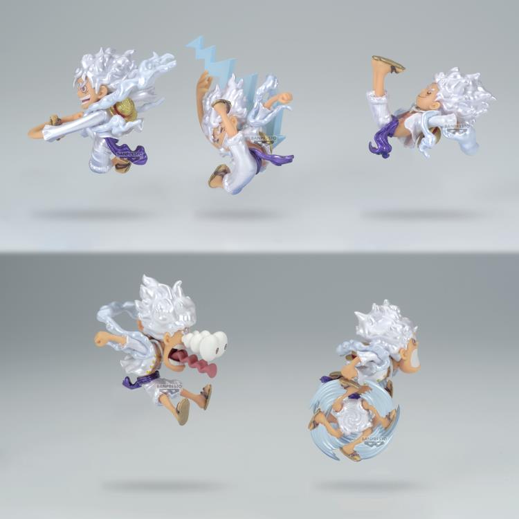 PREORDER One Piece World Collectable Figure Monkey D. Luffy Gear 5 (Special Metallic Color Ver.) [Set of 5 + 1]