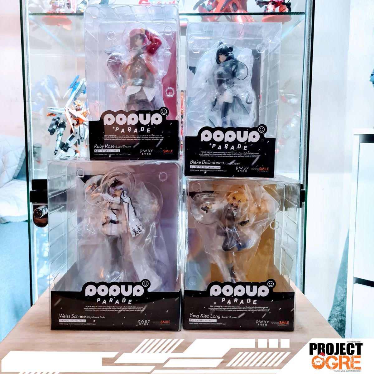 IN STOCK POP UP PARADE RWBY Ice Queendom Series: Ruby Rose, Weiss Schnee, Blake Belladonna, Yang Xiao Long