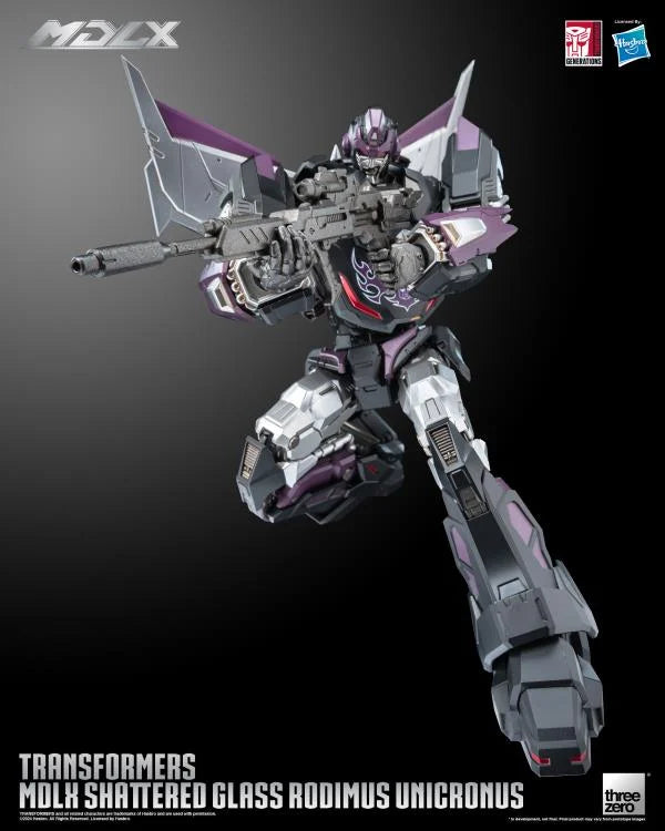 PREORDER Transformers MDLX Articulated Figure Series Shattered Glass Rodimus Unicronus