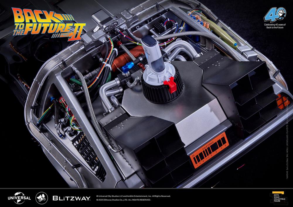 PREORDER Back to the Future Part II DeLorean 1/6 Scale Vehicle