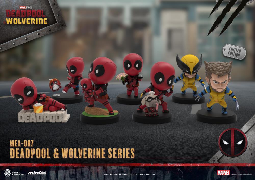 PREORDER "Deadpool & Wolverine Mini Egg Attack MEA-087 Box of 6 Random Figures "