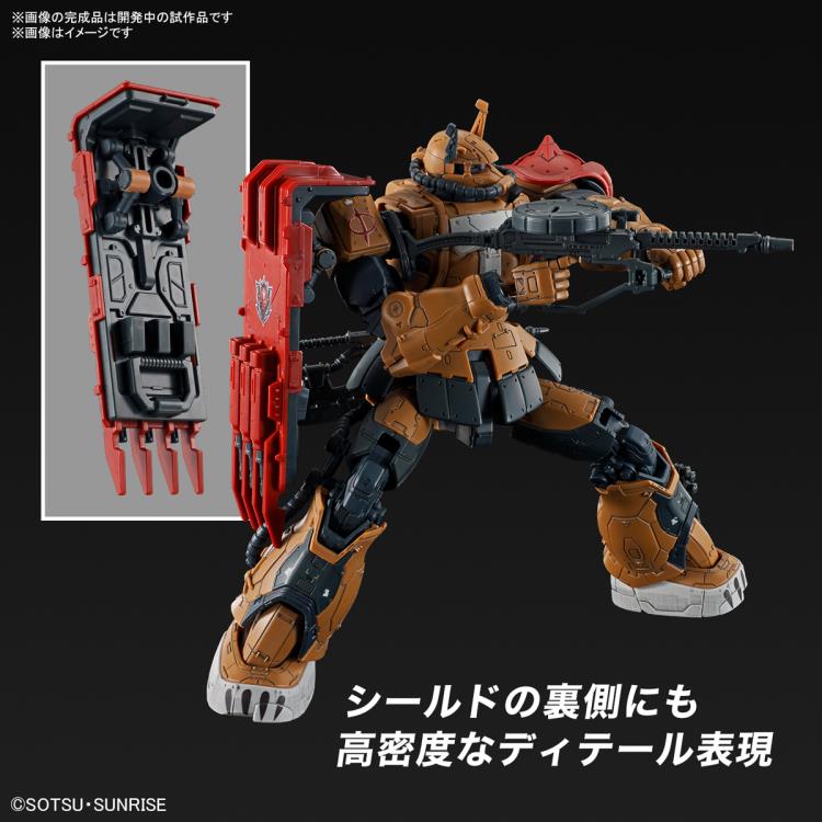 PREORDER Mobile Suit Gundam: Requiem for Vengeance HG MS-06F Zaku II (Solari) 1/144 Scale Model Kit