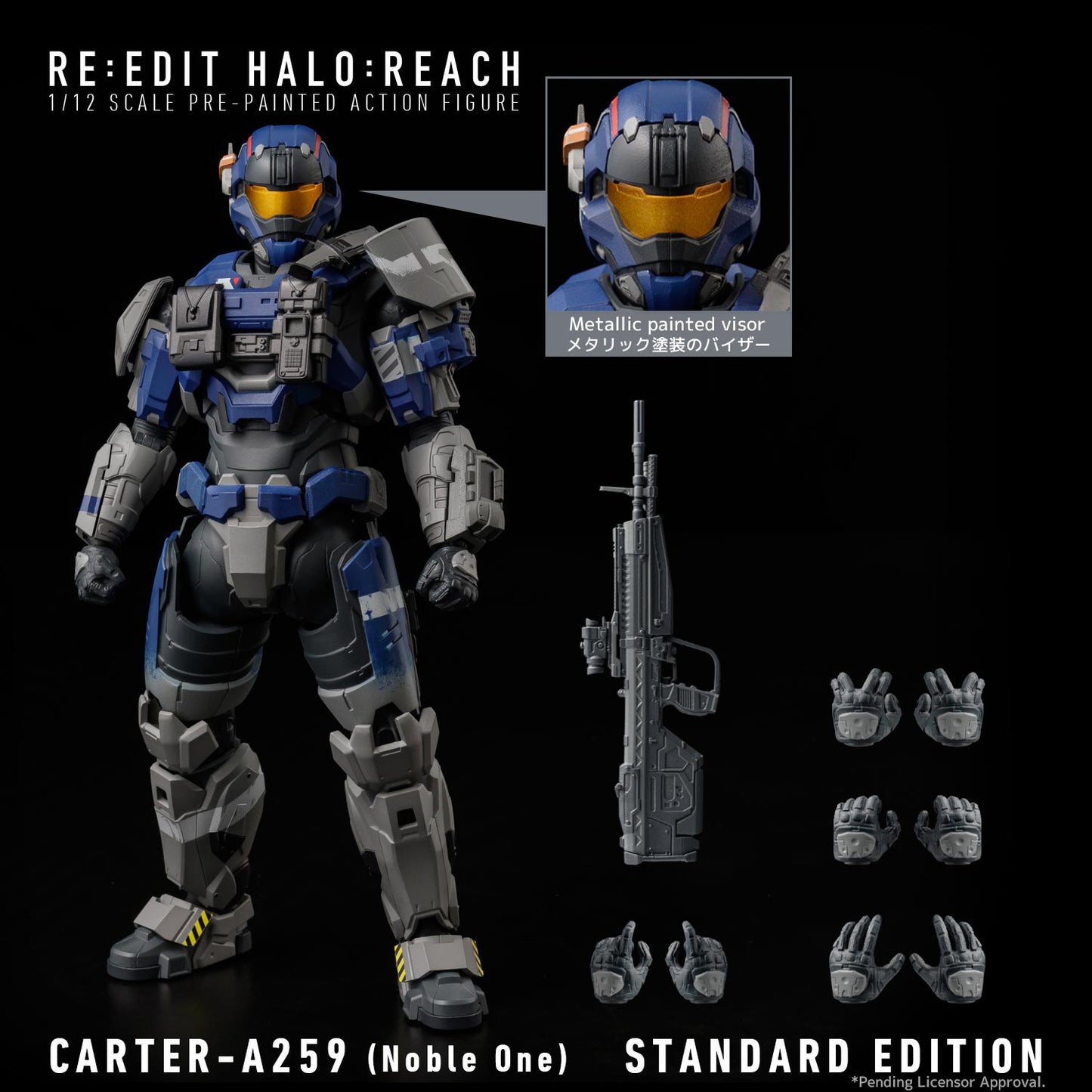 PREORDER Halo: Reach RE:EDIT CARTER-A259 (Noble One) 1/12 Scale PX Previews Exclusive Action Figure