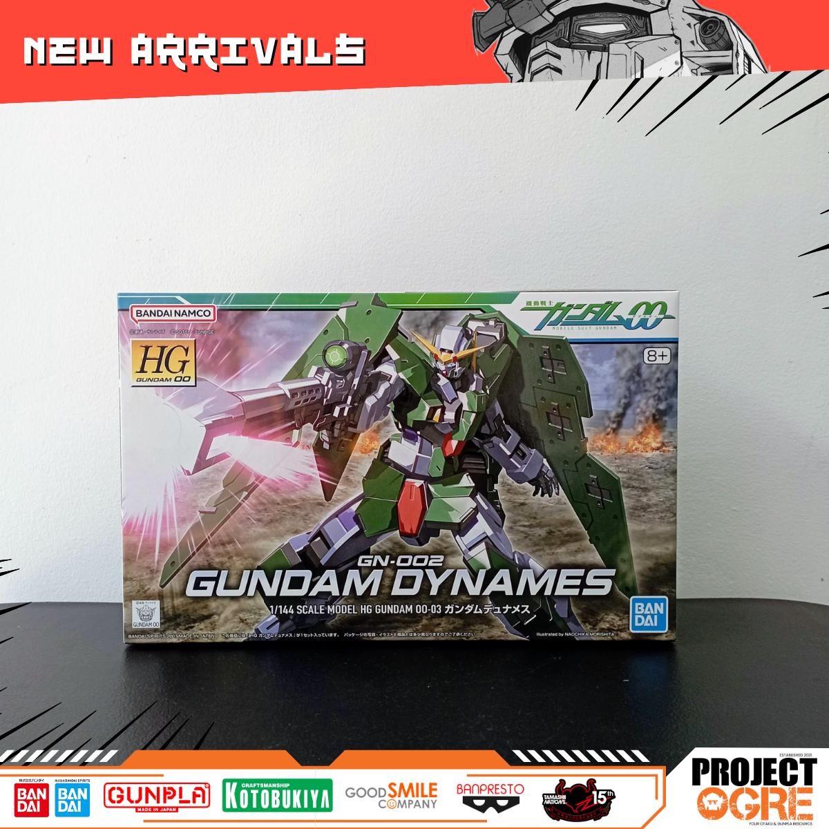 IN STOCK HG 1/144 Gundam Dynames