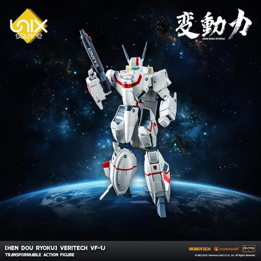 PREORDER Robotech Hen Dou Ryoku Veritech VF-1J Transformable Action Figure