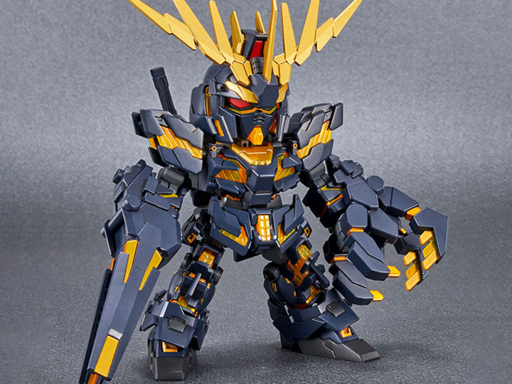 IN STOCK Mobile Suit Gundam SD Gundam Cross Silhouette Unicorn Gundam Unit 2 Banshee (Destroy Mode) & Banshee Norn Parts Set