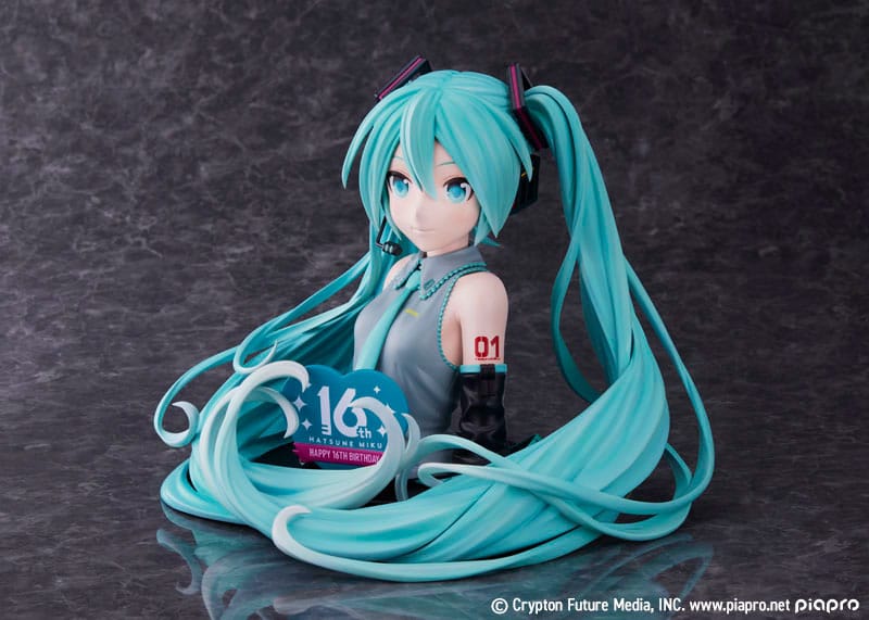 PREORDER Hatsune Miku 16th Anniversary Bust Figure