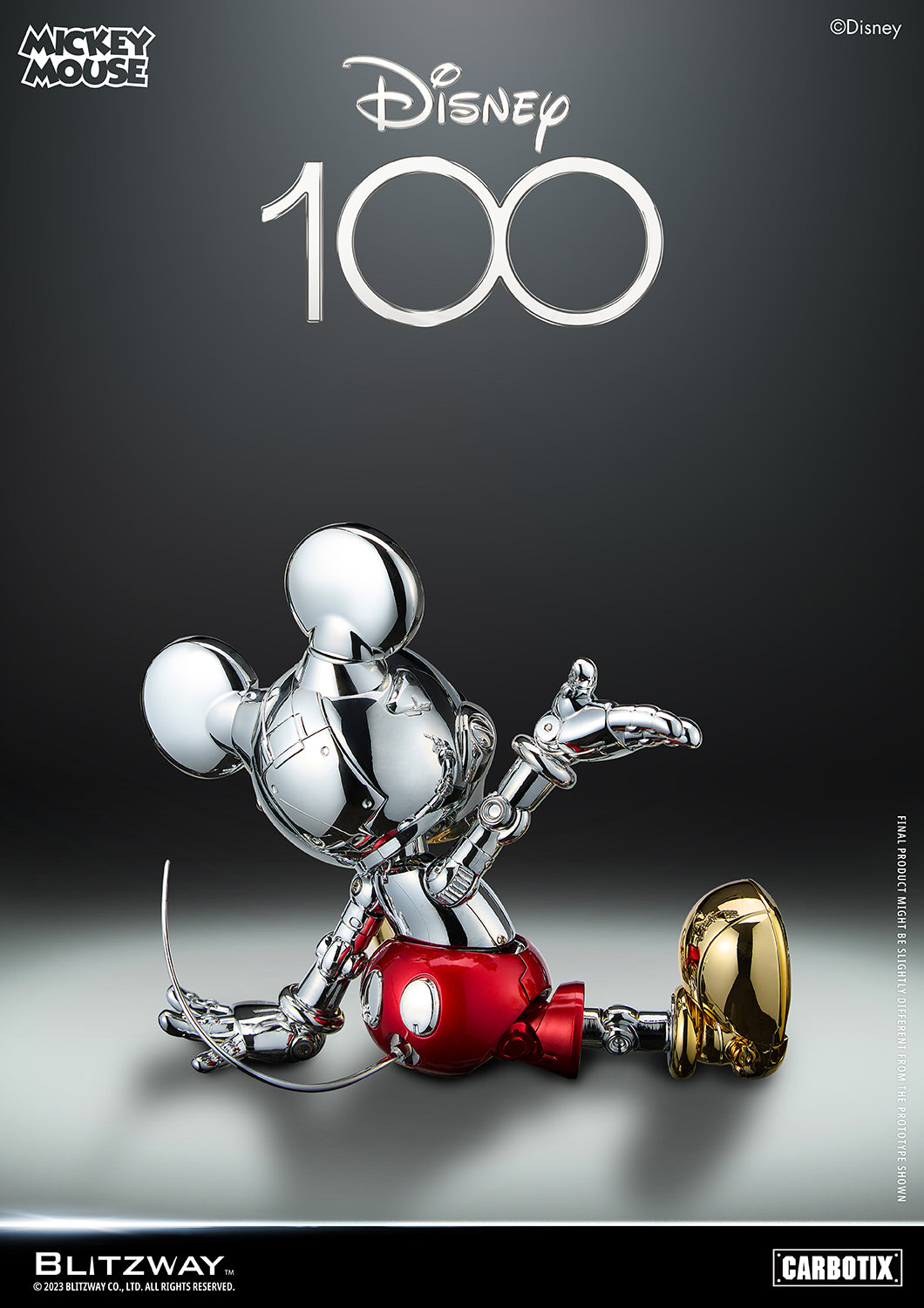 PREORDER BLITZWAY D100 Mickey Mouse Chrome Ver. BW-CA-10508