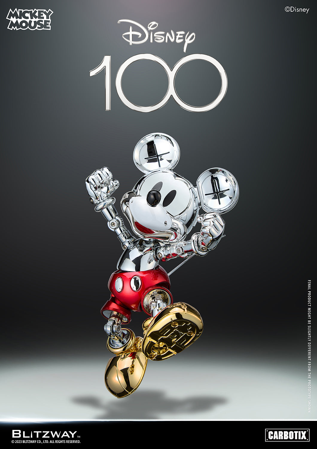 PREORDER BLITZWAY D100 Mickey Mouse Chrome Ver. BW-CA-10508