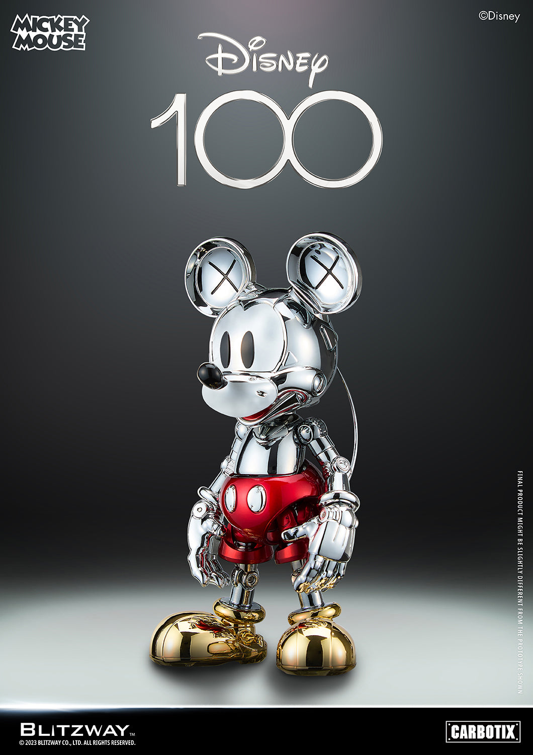 PREORDER BLITZWAY D100 Mickey Mouse Chrome Ver. BW-CA-10508