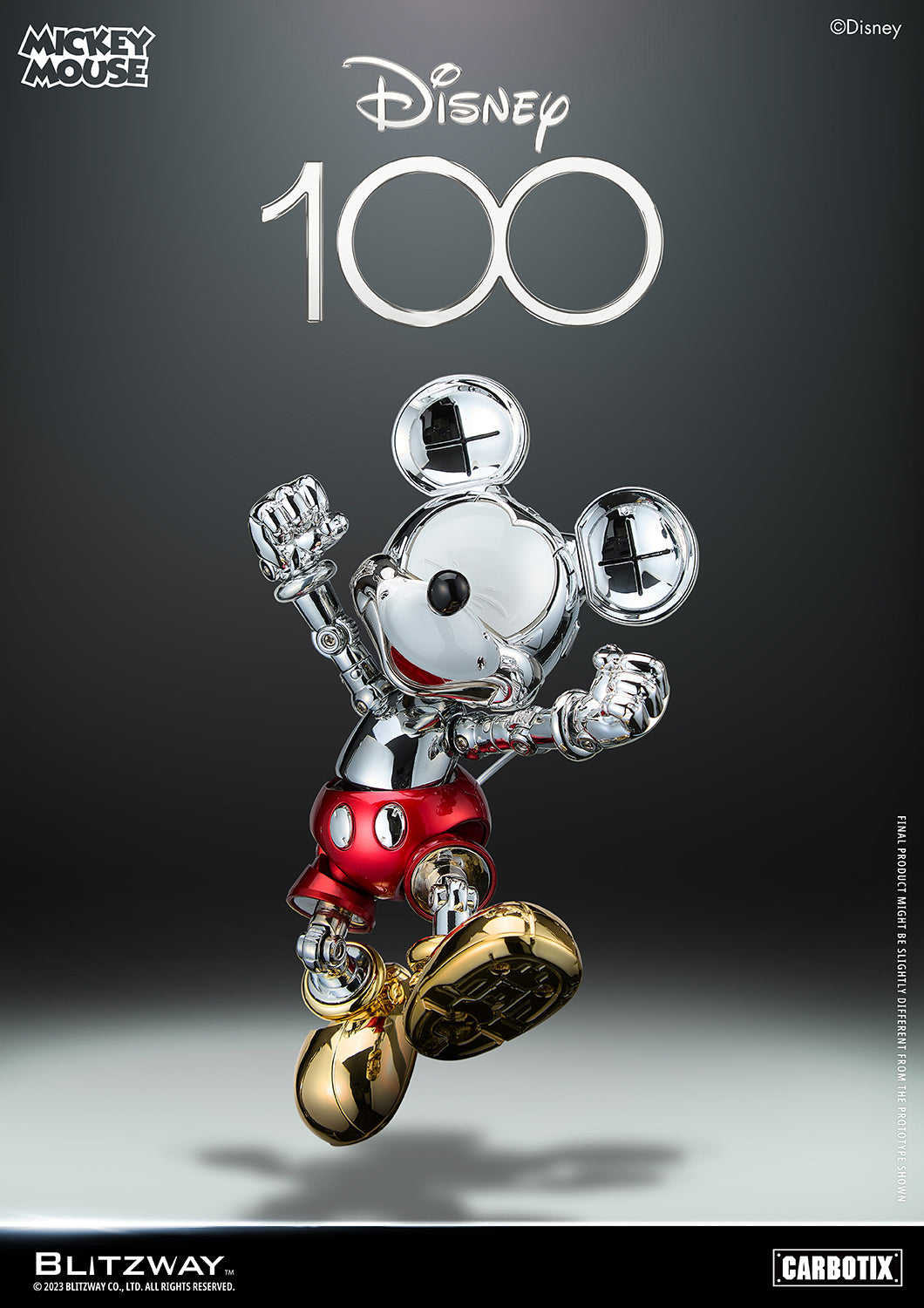 PREORDER BLITZWAY D100 Mickey Mouse Chrome Ver. BW-CA-10508