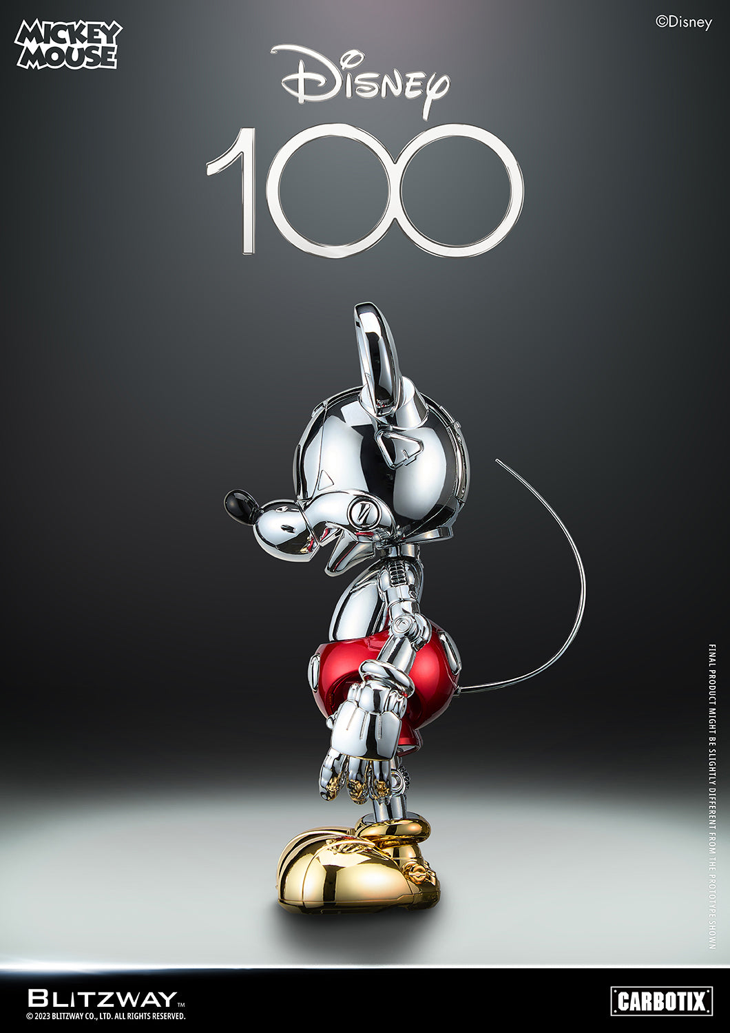 PREORDER BLITZWAY D100 Mickey Mouse Chrome Ver. BW-CA-10508