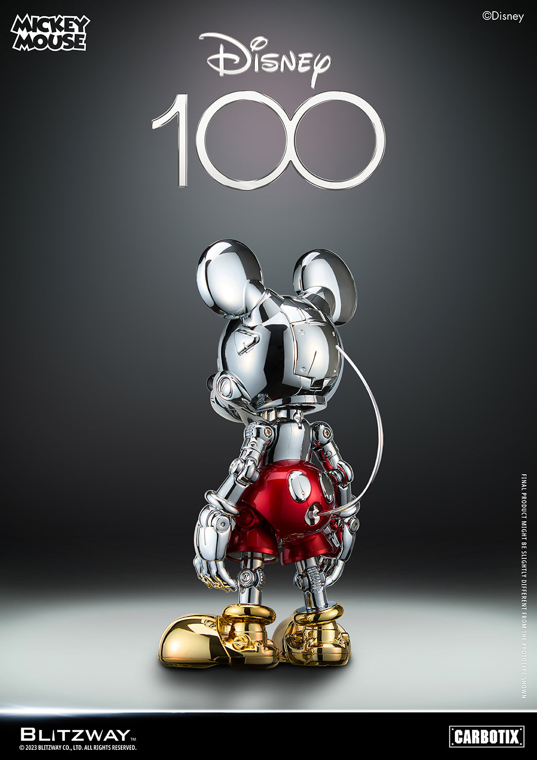 PREORDER BLITZWAY D100 Mickey Mouse Chrome Ver. BW-CA-10508