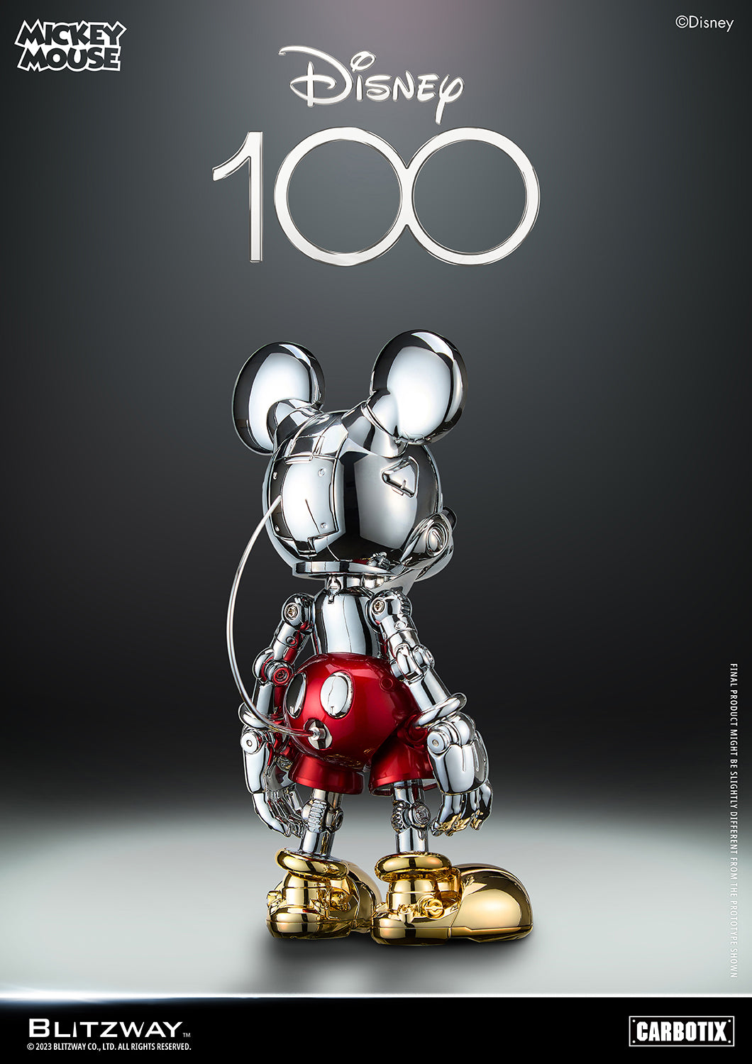 PREORDER BLITZWAY D100 Mickey Mouse Chrome Ver. BW-CA-10508