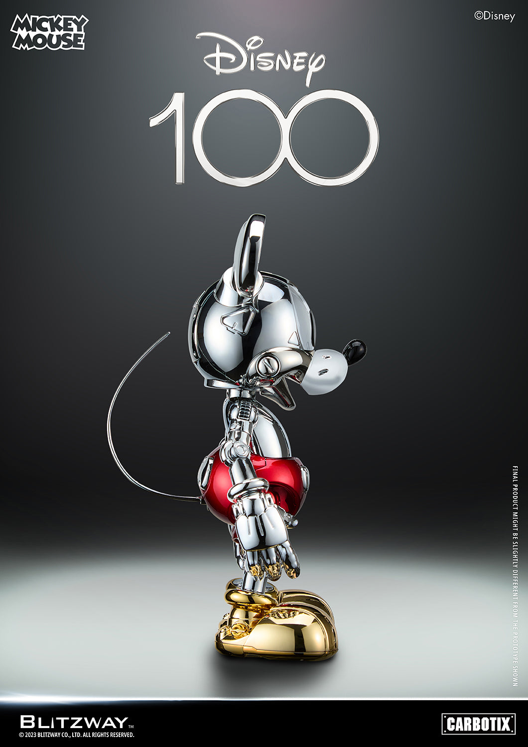 PREORDER BLITZWAY D100 Mickey Mouse Chrome Ver. BW-CA-10508