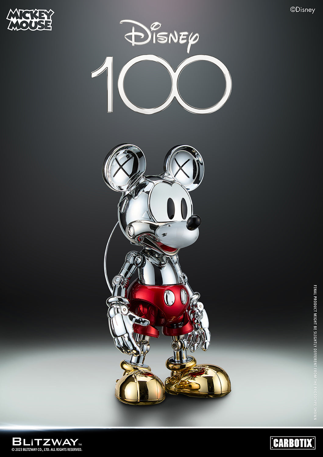 PREORDER BLITZWAY D100 Mickey Mouse Chrome Ver. BW-CA-10508