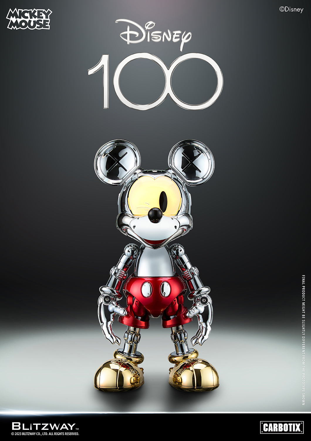 PREORDER BLITZWAY D100 Mickey Mouse Chrome Ver. BW-CA-10508