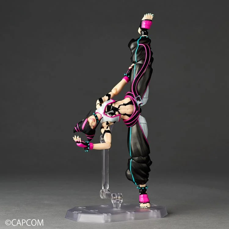 PREORDER "Street Fighter 6 Amazing Yamaguchi Revoltech NR065 Juri Action Figure "