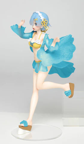 PREORDER Re:Zero Starting Life in Another World Precious Figure Rem Original Frilled Swimsuit Ver. Renewal