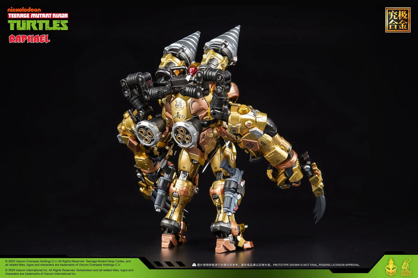 PREORDER Heatboys CJ X WonFes 2024 Exclusive Golden Raphael Teenage Mutant Ninja Turtles TMNT