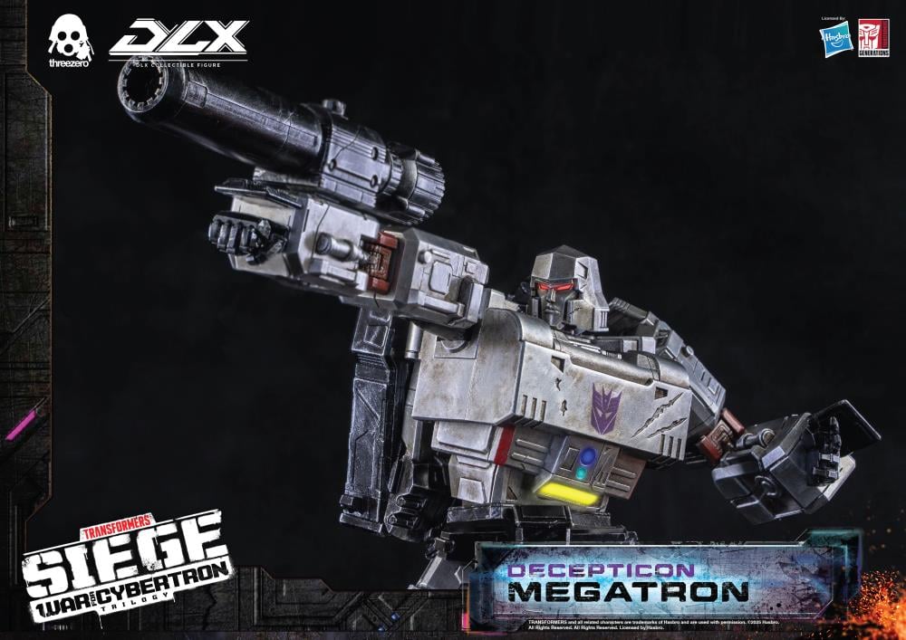 PREORDER Transformers: War for Cybertron Trilogy DLX Scale Collectible Series Decepticon Megatron Action Figure