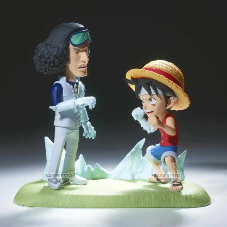 PREORDER One Piece World Collectable Figure Log Stories Monkey D. Luffy vs. Kuzan