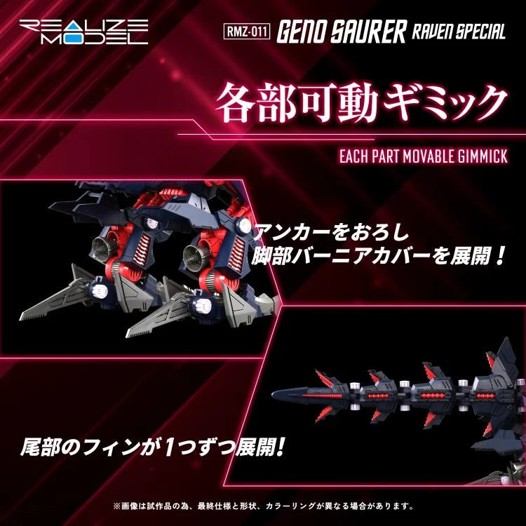 PREORDER 1/100 Realize RMZ-011 Geno Saurer Raven Ver.