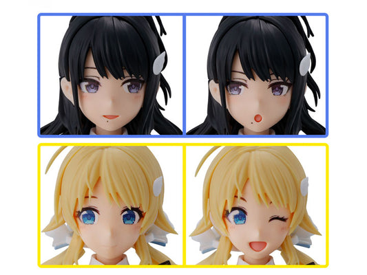 PREORDER The Idolmaster: Shiny Colors 30 Minutes Sisters Option Hair Style & Face Parts (Kazano Hiori & Hachimiya Meguru) Accessory Kit Set