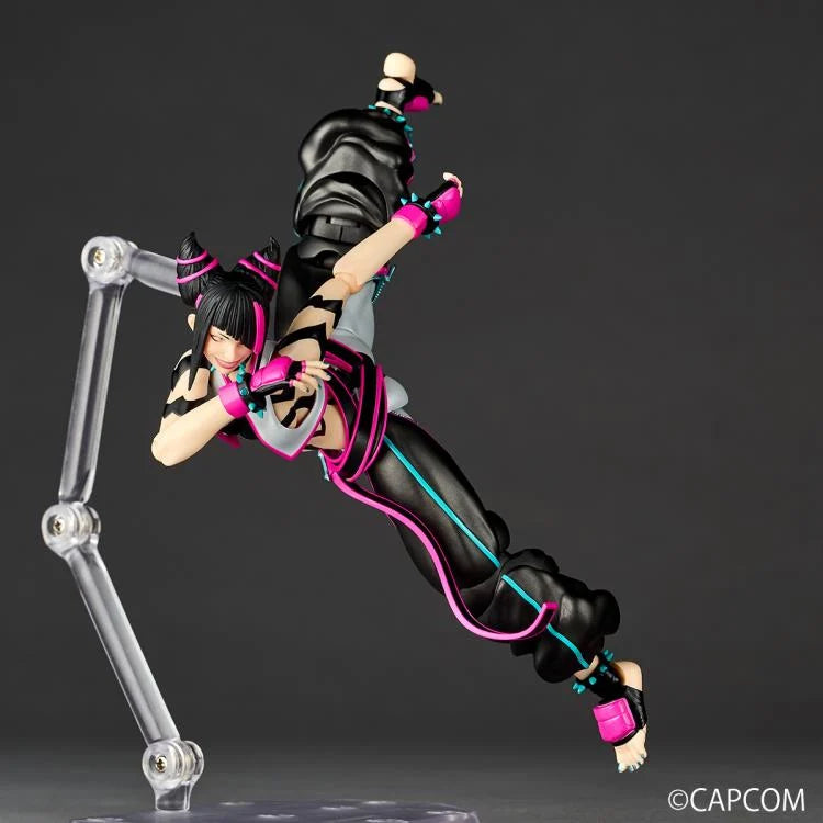 PREORDER "Street Fighter 6 Amazing Yamaguchi Revoltech NR065 Juri Action Figure "