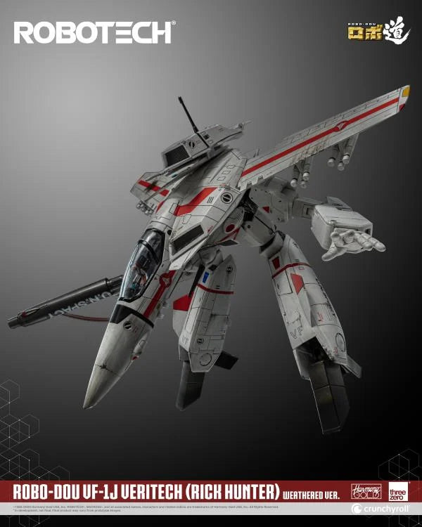 PREORDER Robotech ROBO-DOU VF-1J Veritech (Rick Hunter Weathered Ver.) BBTS Exclusive Action Figure