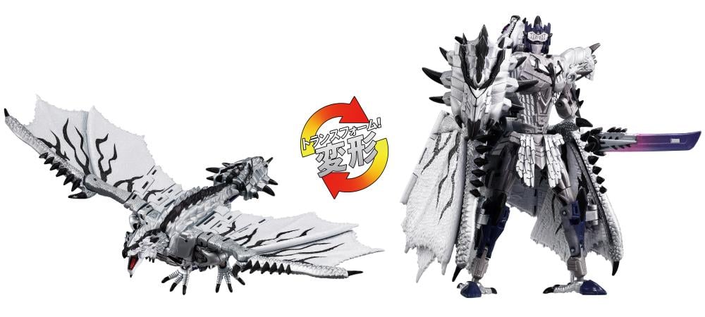 PREORDER Transformers x Monster Hunter Synergenex Series Silver Rathalos Prime Action Figure