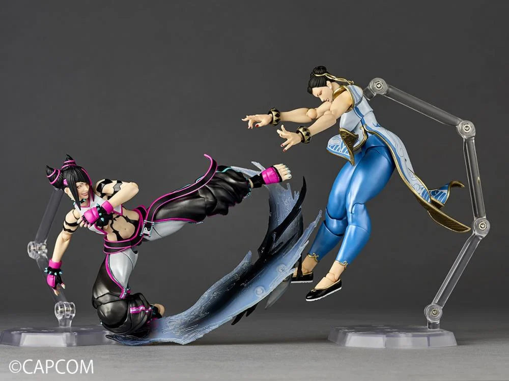 PREORDER "Street Fighter 6 Amazing Yamaguchi Revoltech NR065 Juri Action Figure "