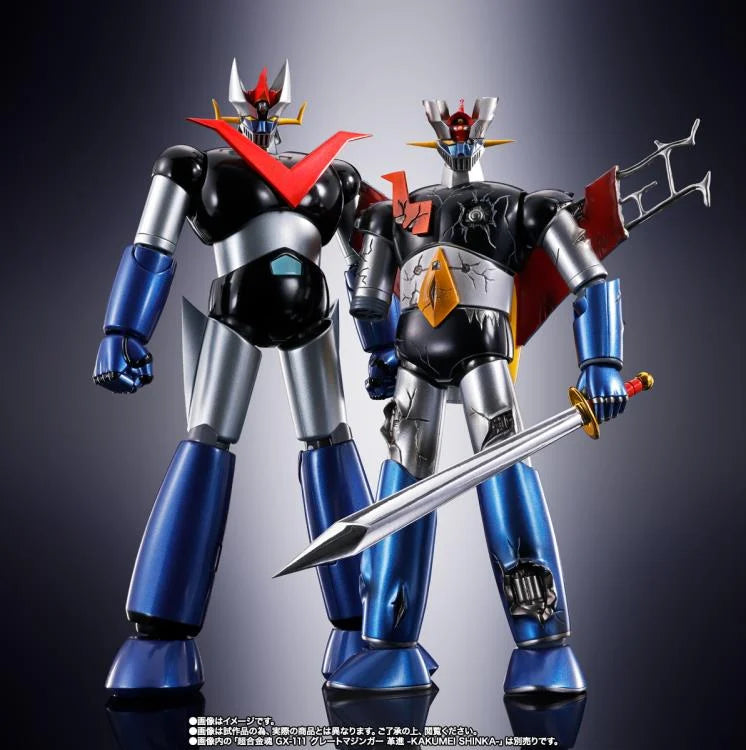 PREORDER Mazinger Z vs. The Great General of Darkness Soul of Chogokin GX-105D Mazinger Z Innovation (Kakumei Shinka Damaged Ver.) Exclusive