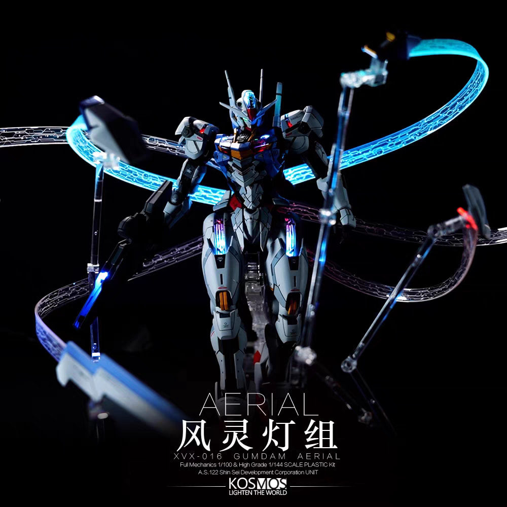 PREORDER KOSMOS XVX-016 FM 1/100 Gundam Aerial LED Kit B Set