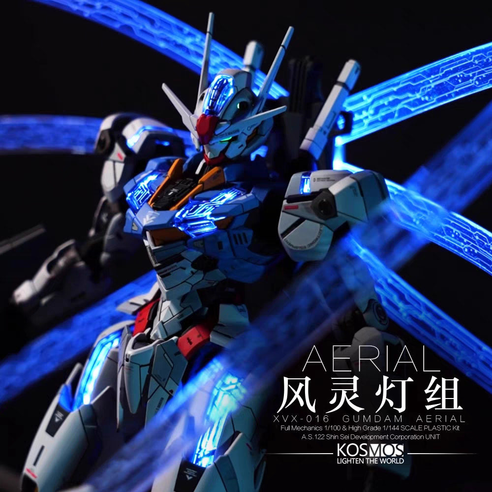 PREORDER KOSMOS XVX-016 FM 1/100 Gundam Aerial LED Kit B Set