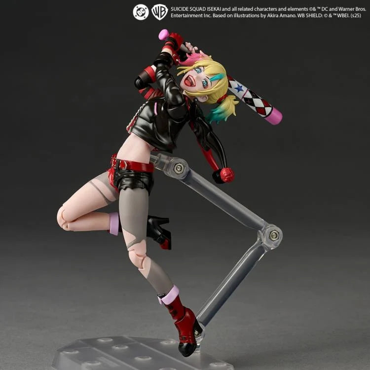 PREORDER Suicide Squad Isekai Amazing Yamaguchi Revoltech NR082 Harley Quinn Action Figure