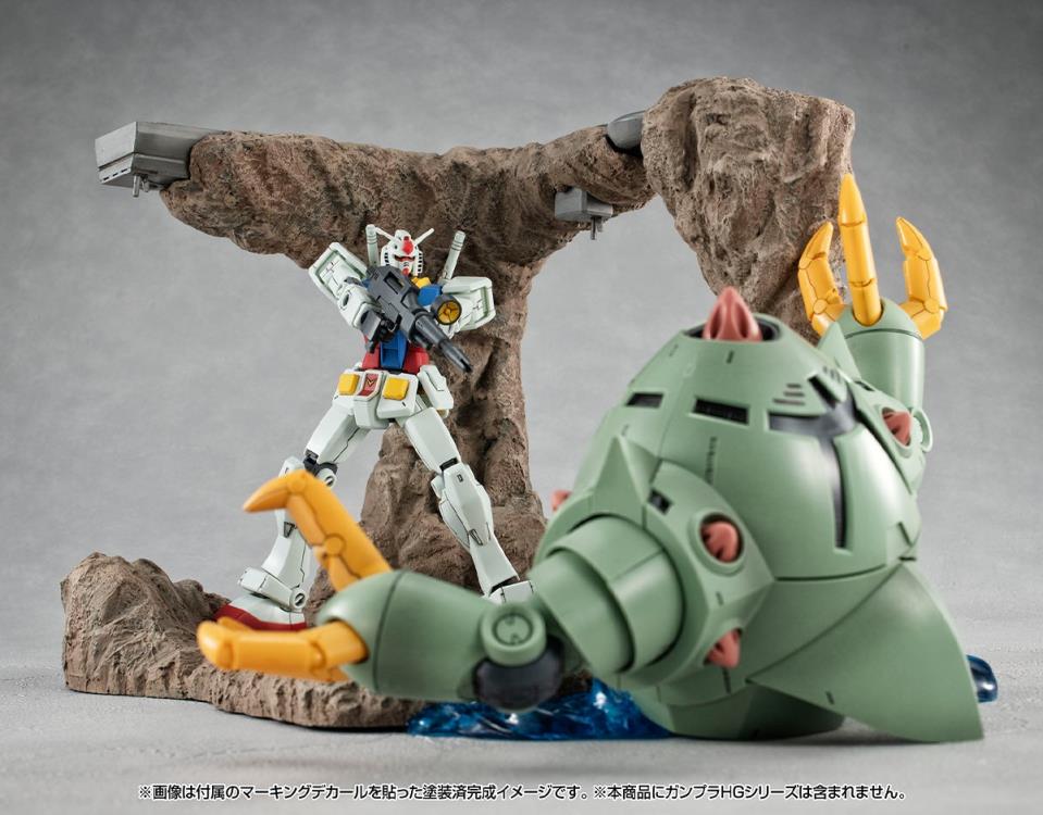 PREORDER Mobile Suit Gundam Realistic Model Series G Structure Tragedy in Jaburo (Material Color Edition) 1/144 Scale Structure