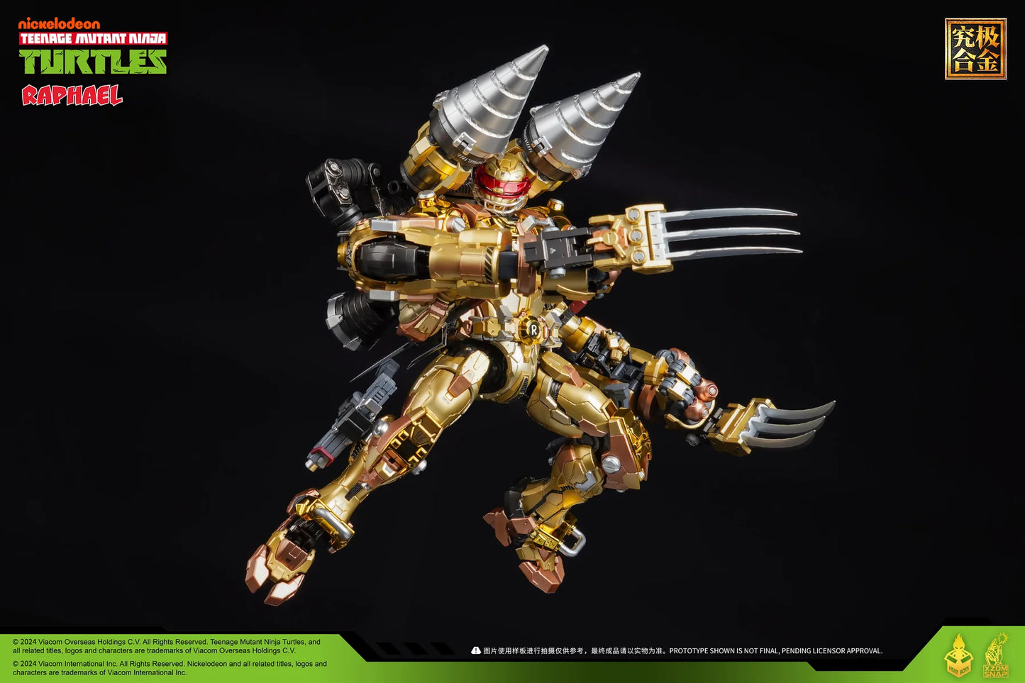 PREORDER Heatboys CJ X WonFes 2024 Exclusive Golden Raphael Teenage Mutant Ninja Turtles TMNT