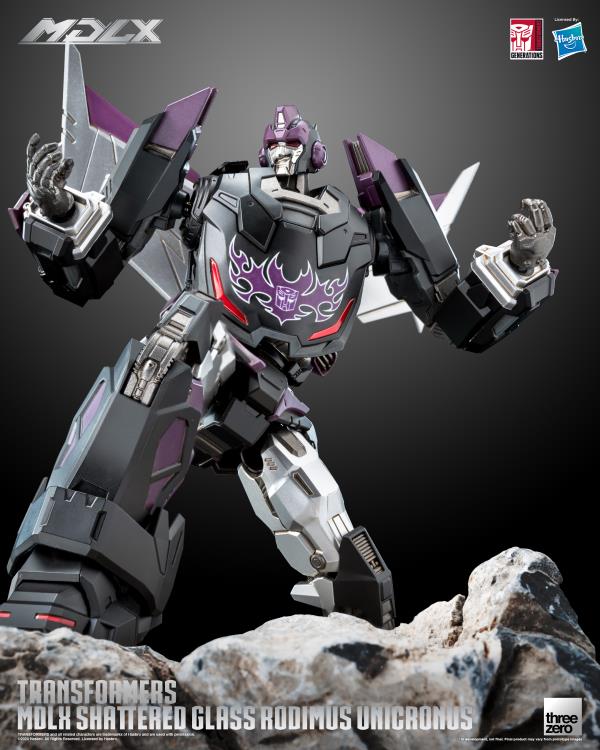 PREORDER Transformers MDLX Articulated Figure Series Shattered Glass Rodimus Unicronus