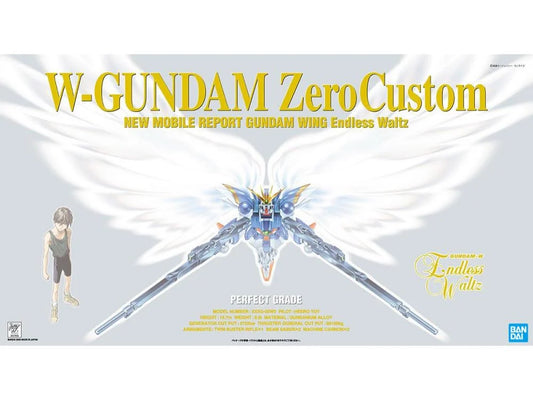 PREORDER Gundam Wing: Endless Waltz PG Wing Gundam Zero Custom 1/60 Scale Model Kit - April 2025 Release