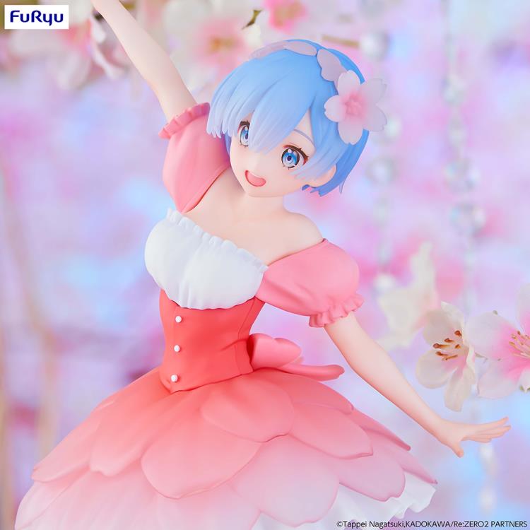PREORDER Re:Zero Starting Life in Another World Trio-Try-iT Rem (Cherry Blossoms) Figure